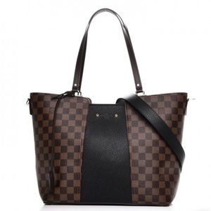 Authentic Louis Vuitton Damier Ebene Jersey Black